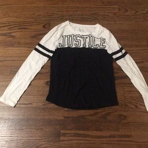 Long Sleeve Color Block Tee SIZE 10 KIDS